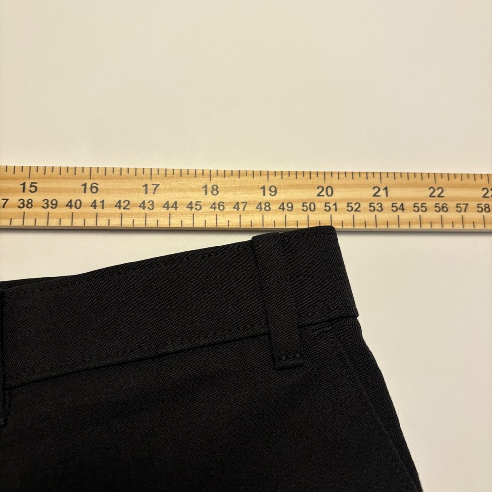 Levi Strauss Action Slacks Mens 42x32 Black Vintage Straight Leg Trousers - Picture 5 of 11
